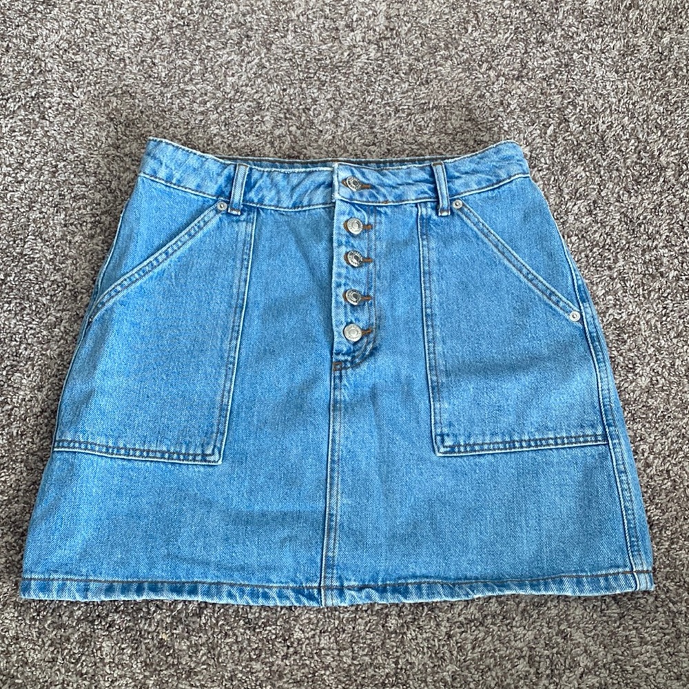 Topshop Denim Skirt
